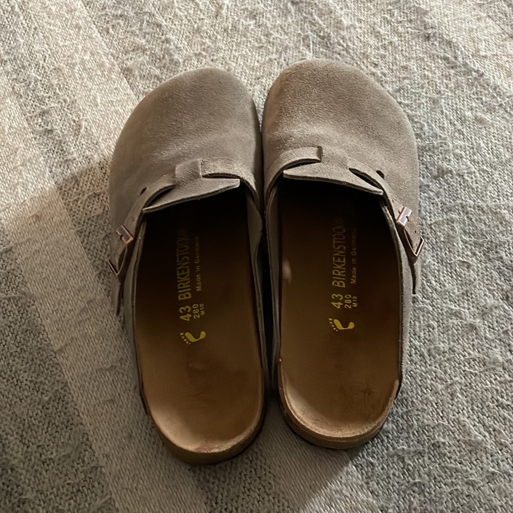 Birkenstock Boston Taupe size 43